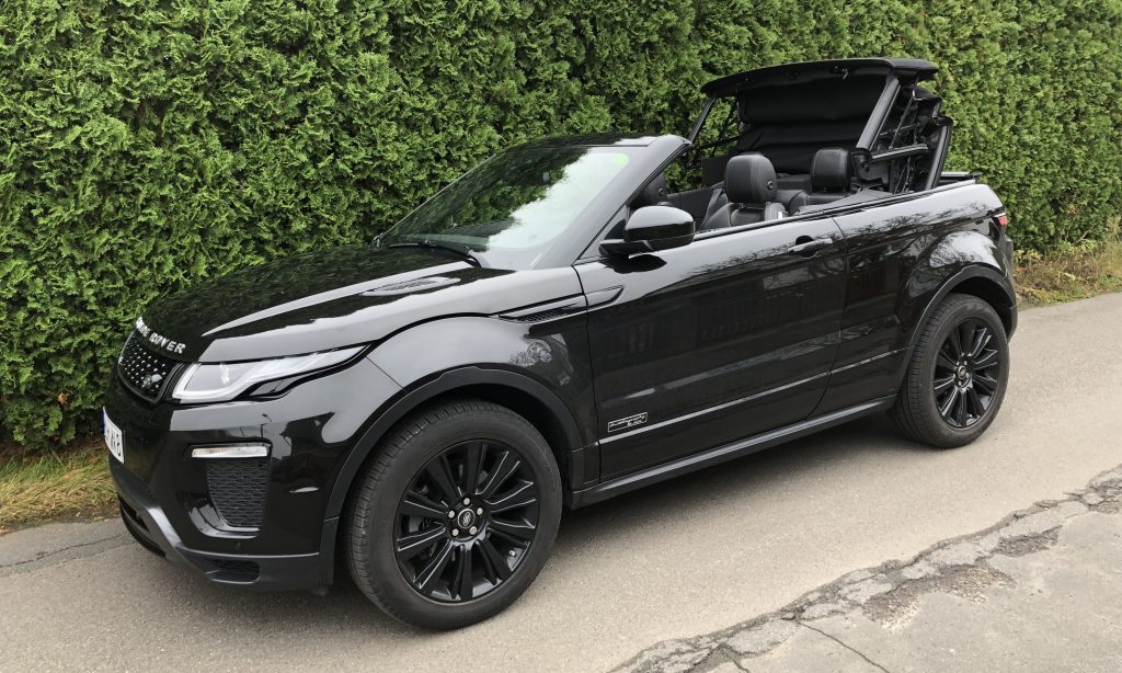 SmartTOP additional top control for the Range Rover Evoque Cabriolet