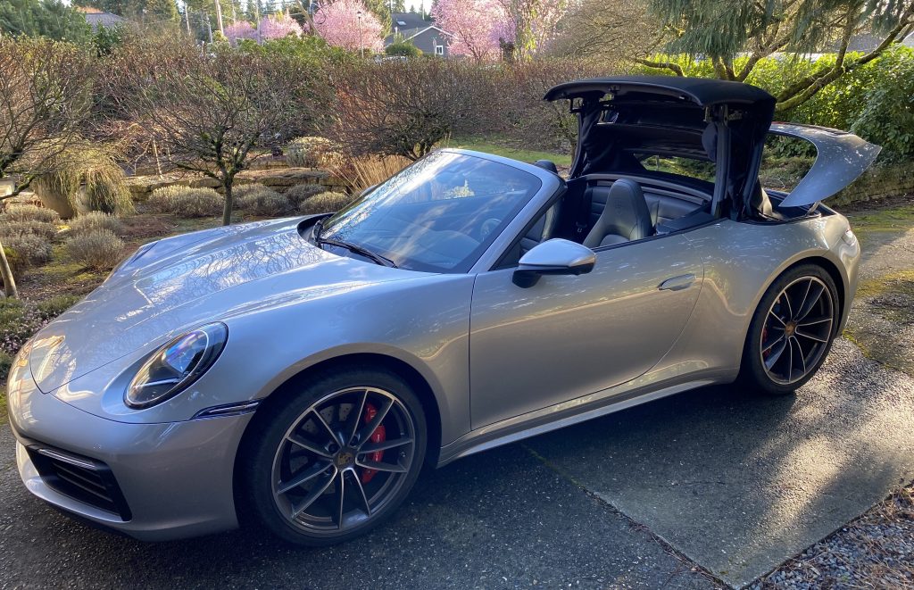 SmartTOP additional convertible top control for Porsche Carrera Cabriolet