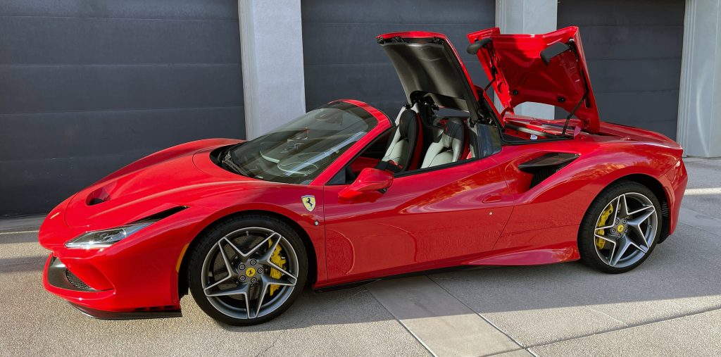 SmartTOP additional convertible top control for Ferrari F8 Spider