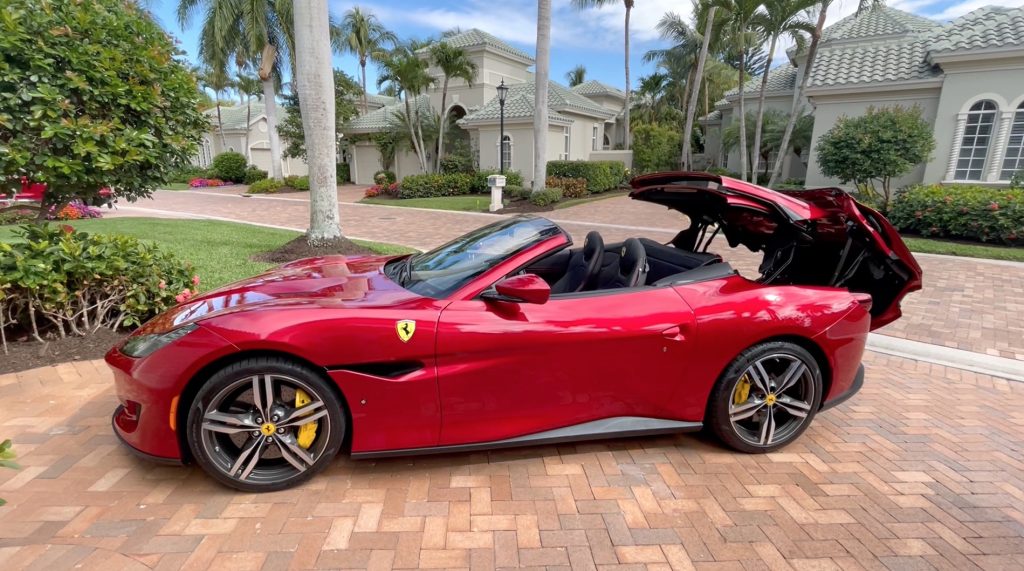 SmartTOP additional convertible top control for Ferrari Portofino